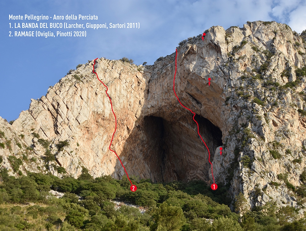 Ramage, Antro della Perciata, Palermo, Sicilia