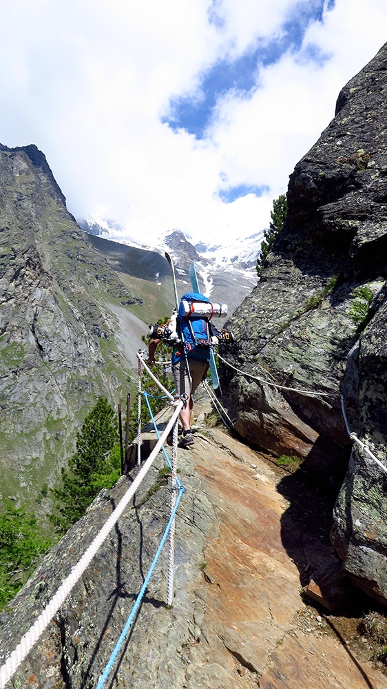 Täschhorn Switzerland, Cristian Botta, Davide Terraneo
