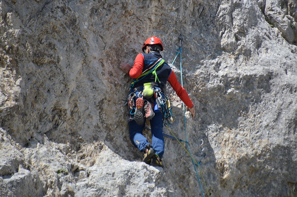 Scoglio della Sassetelli, Monte Terminillo, Appennino Centrale, Covid Line, Pino Calandrella, Giulio Longhi, Emiliano Palla