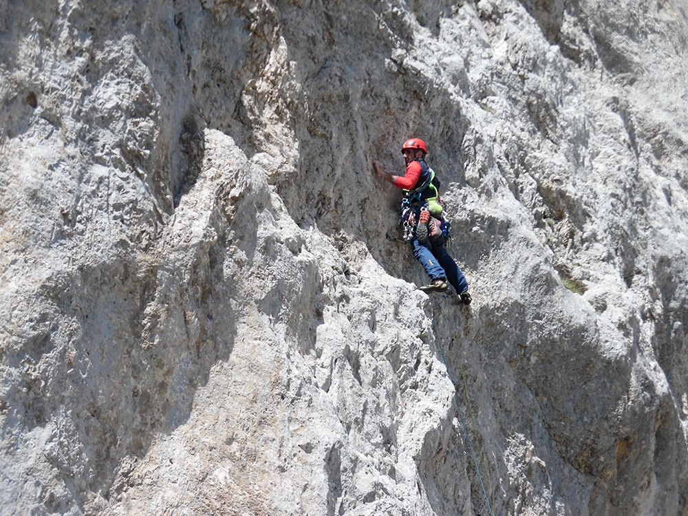 Scoglio della Sassetelli, Monte Terminillo, Appennino Centrale, Covid Line, Pino Calandrella, Giulio Longhi, Emiliano Palla