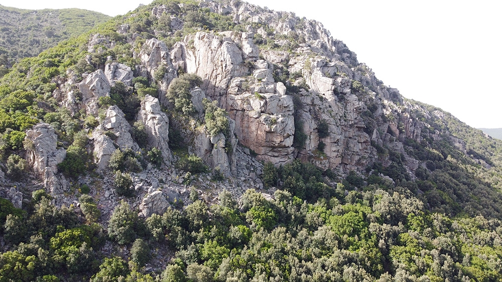 Climbing at Sette Fratelli in Sardinia, Filippo Manca