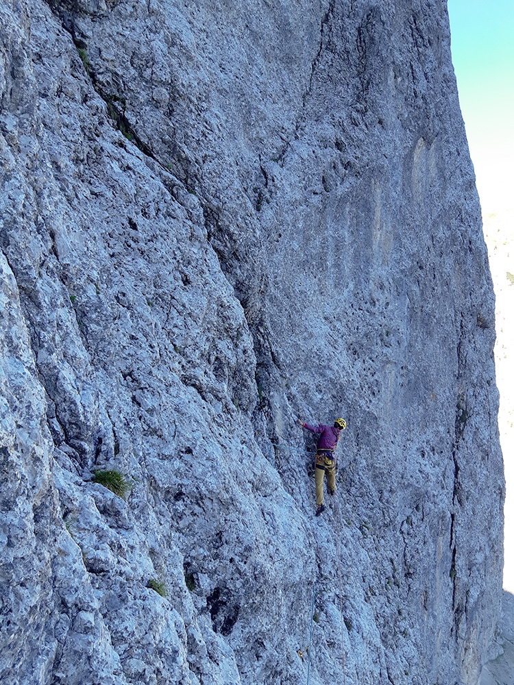 Sasso delle Undici, Torre della Vallaccia, Dolomites, Stefano Ragazzo, Silvia Loreggian