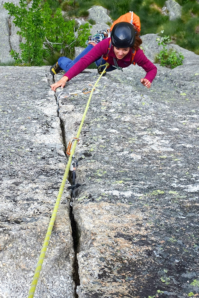 Arrampicata Valle Orco, Vallone di Piantonetto, Filippo Ghilardini, Martina Mastria, Alessandro Zuccon