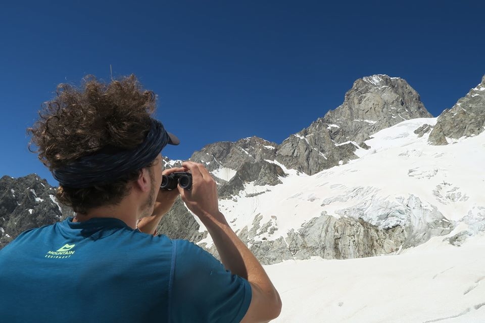 Grandes Jorasses, Mont Blanc, Jérémy Brauge, Victor Saucède, Jérôme Sullivan