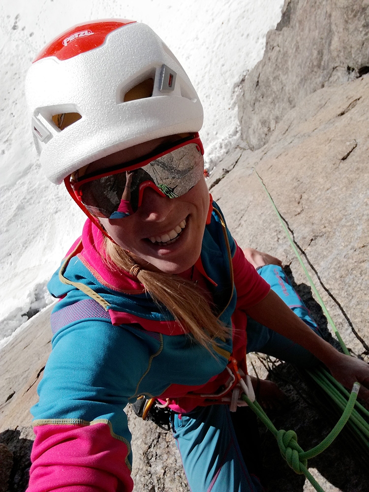 Federica Mingolla, Incroyable, Pilastro Rosso del Brouillard, Monte Bianco