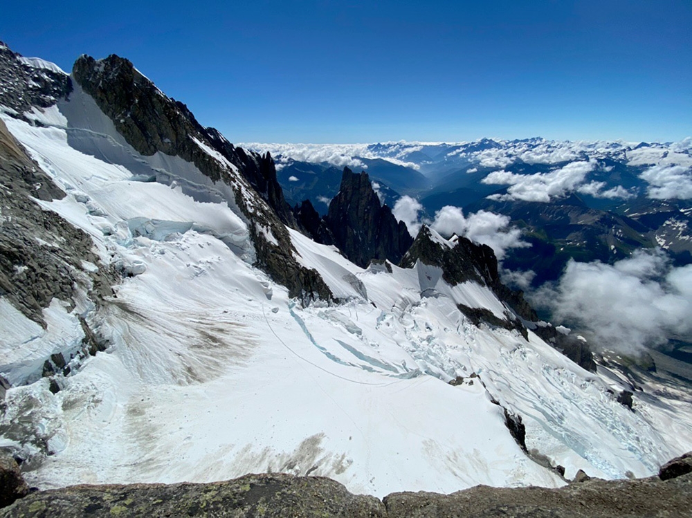 Federica Mingolla, Incroyable, Pilastro Rosso del Brouillard, Monte Bianco