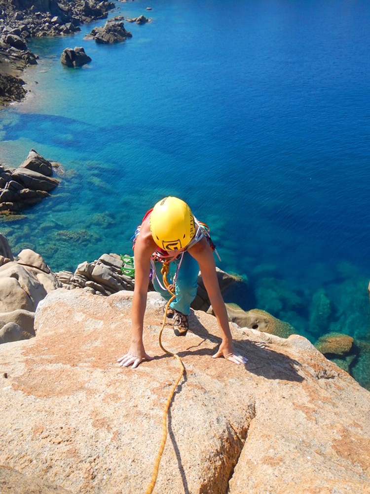 Climbing in Sardinia, Punta Contessa, Santa Teresa Gallura