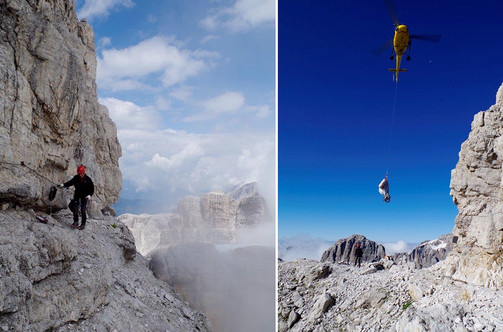 Via Ferrata delle Bocchette Alte, Dolomiti di Brenta