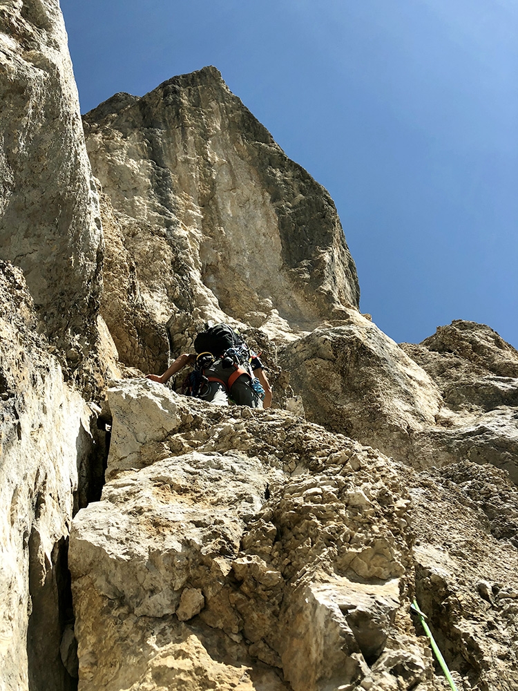 Fungo d’Ombretta, Torre Moschitz, Dolomites, Bepi De Francesch, Francesco Innerkofler, Giorgia Felicetti, Federico Dell’Antone