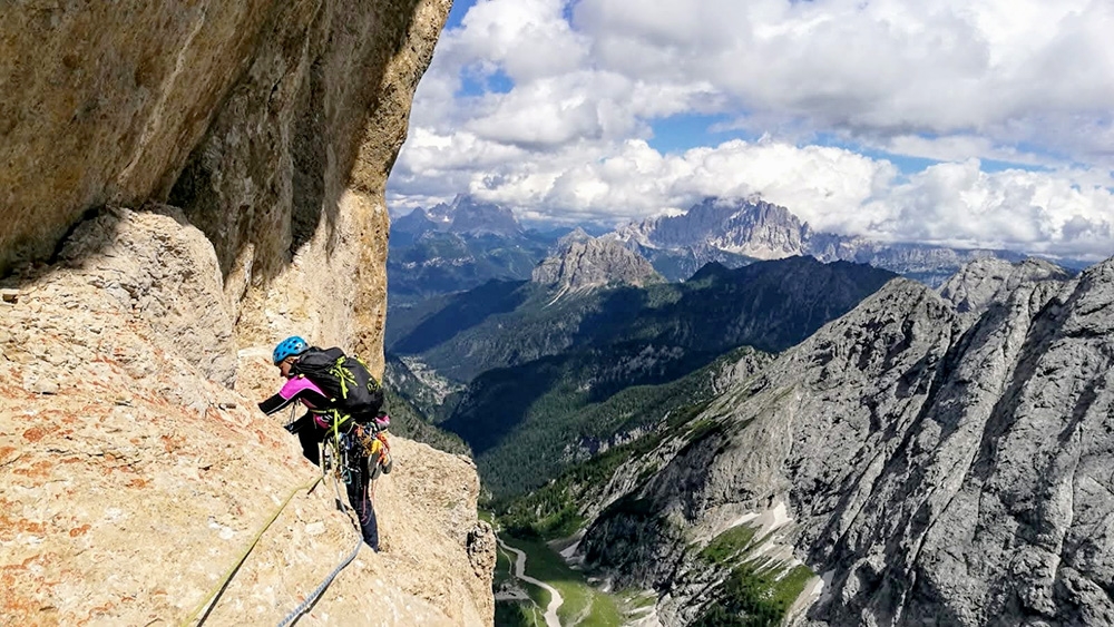 Fungo d’Ombretta, Torre Moschitz, Dolomites, Bepi De Francesch, Francesco Innerkofler, Giorgia Felicetti, Federico Dell’Antone