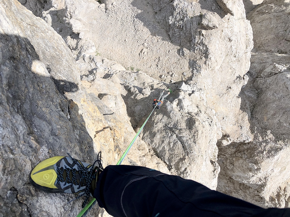 Fungo d’Ombretta, Torre Moschitz, Dolomiti, Bepi De Francesch, Francesco Innerkofler, Giorgia Felicetti, Federico Dell’Antone