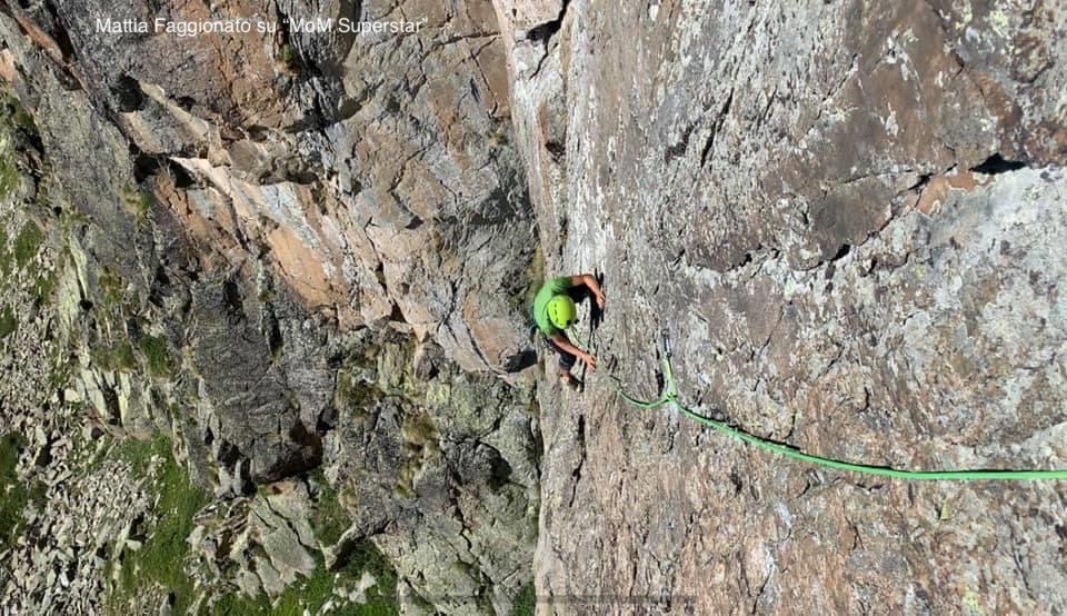 Climbing at Crête Sèche in Valle d’Aosta