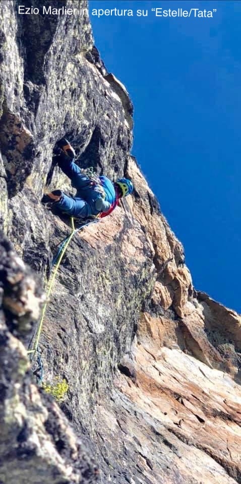 Climbing at Crête Sèche in Valle d’Aosta