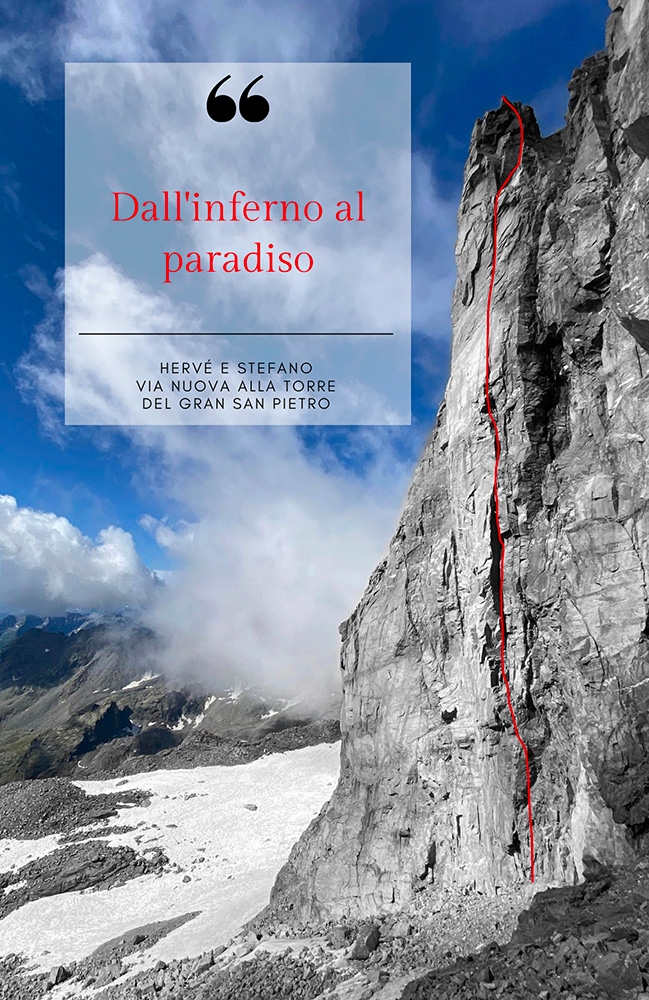 Dall'inferno al Paradiso, Vallone del Piantonetto , Hervé Barmasse, Stefano Perrone