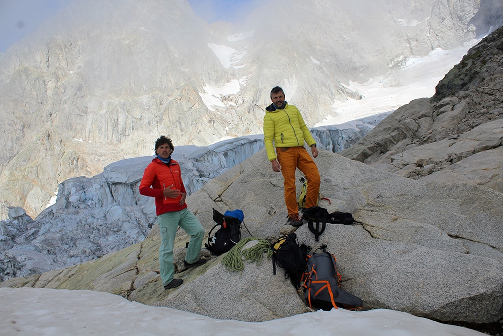 Elio Bonfanti, Bouteille, Grandes Jorasses