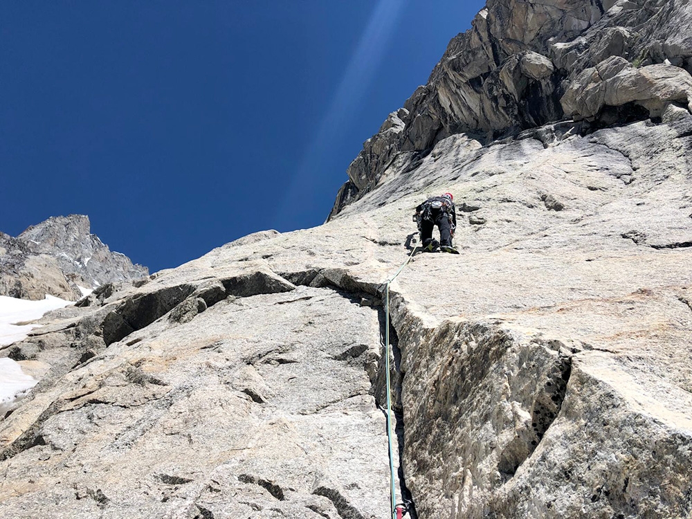 Elio Bonfanti, Bouteille, Grandes Jorasses