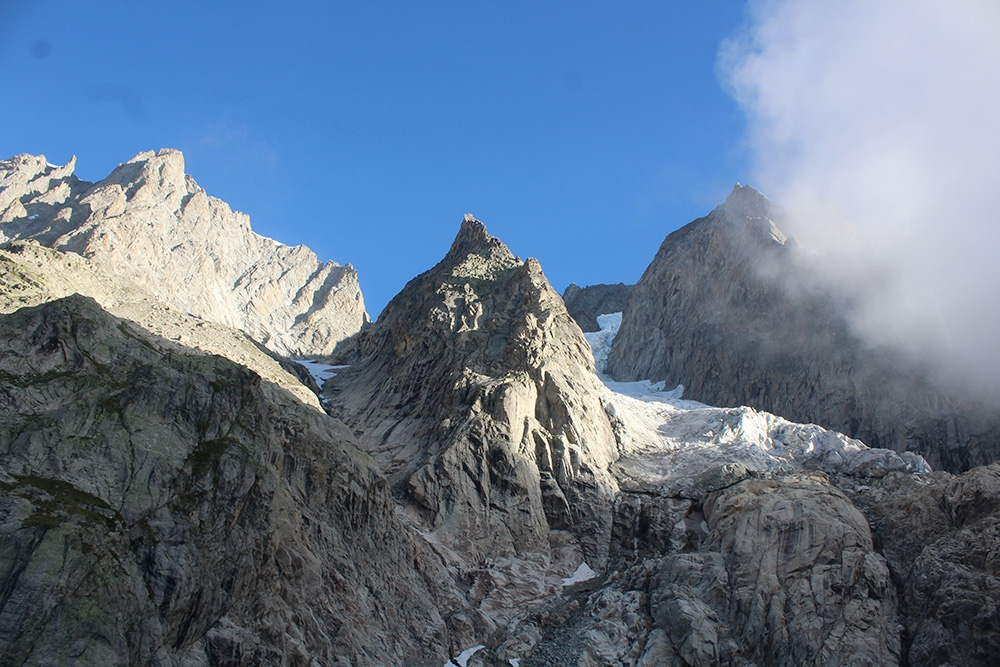 Elio Bonfanti, Bouteille, Grandes Jorasses
