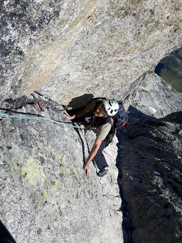 Elio Bonfanti, Bouteille, Grandes Jorasses