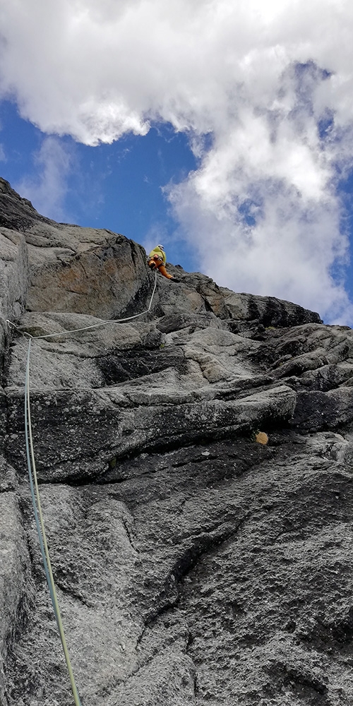 Elio Bonfanti, Bouteille, Grandes Jorasses