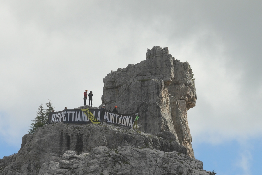 Flash mob 5 Torri (Dolomiti)