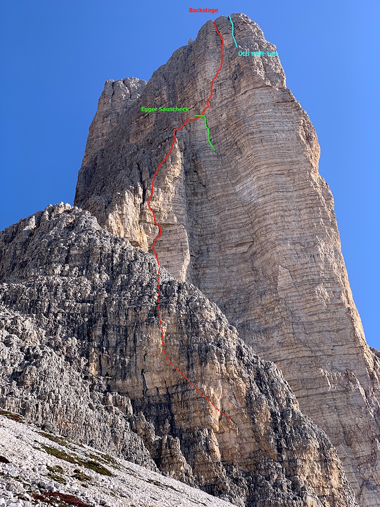 Cima Piccola di Lavaredo, Tre Cime di Lavaredo, Dolomiti, Simon Gietl, Vittorio Messini