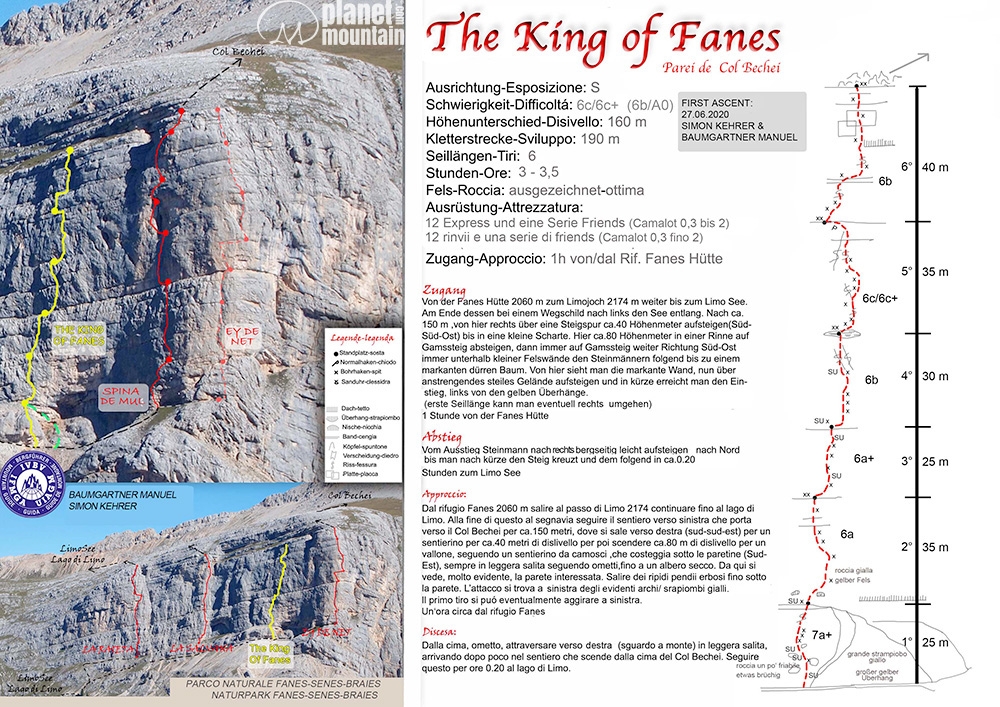 Col Becchei, Fanes, Dolomites, Simon Kehrer, Manuel Baumgartner