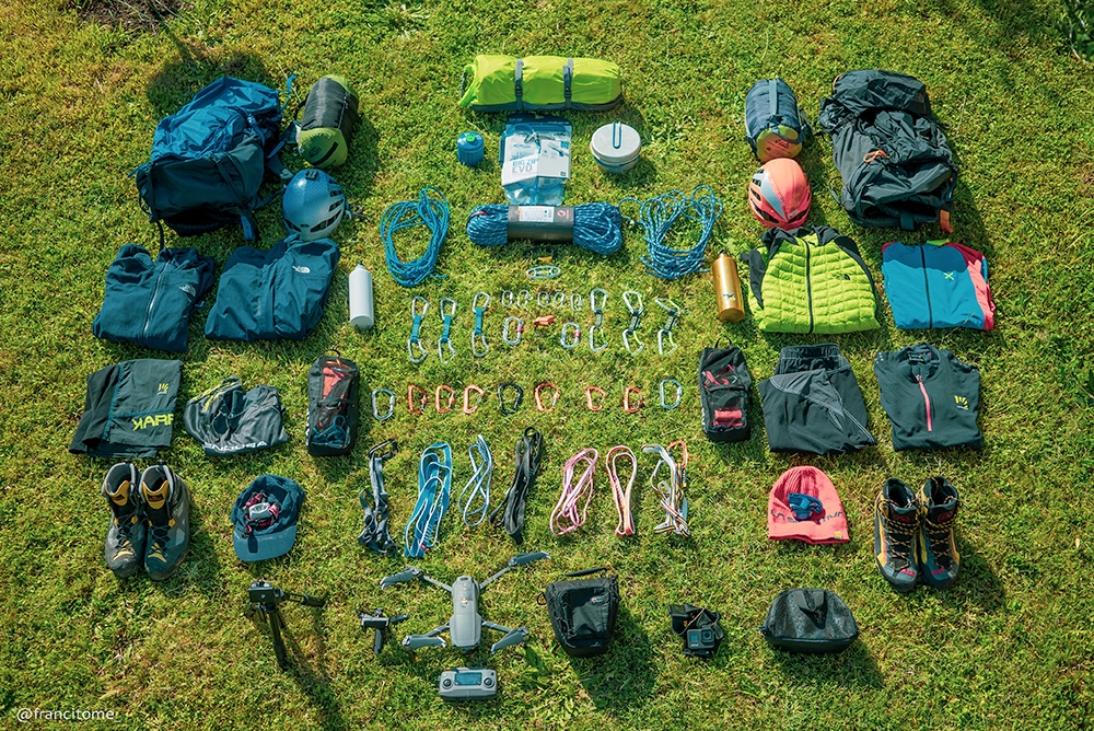 Alpi Apuane traversata alpinistica, Francesco Bruschi, Francesco Tomé 