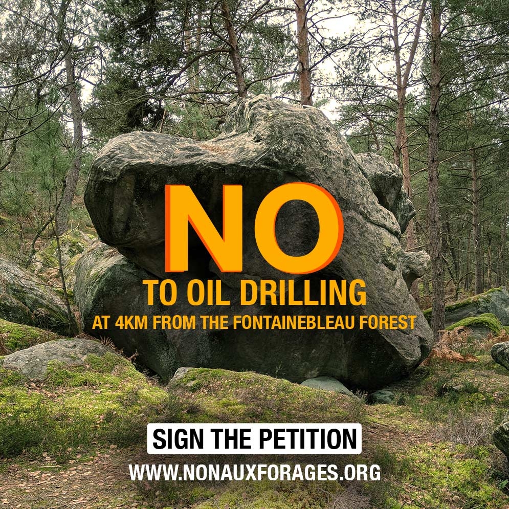 Petizione contro le trivellazioni petrolifere vicino a Fontainebleau
