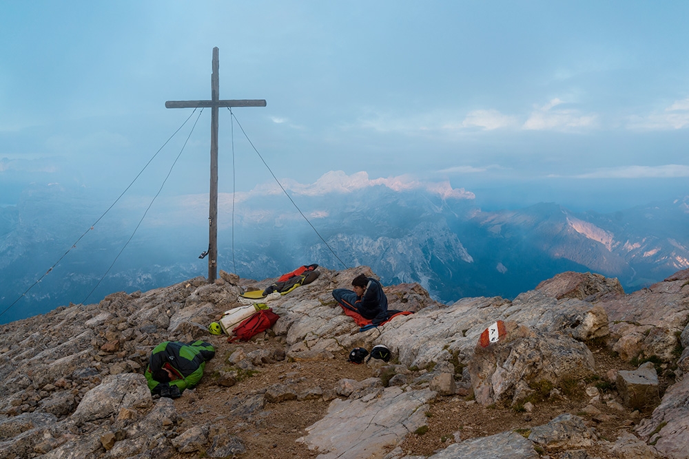 Heiligkreuzkofel / Sass de la Crusc, Dolomites, Martin Dejori, Titus Prinoth, Alex Walpoth