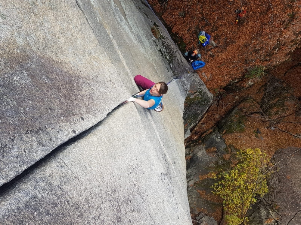 Cadarese arrampicata in fessura