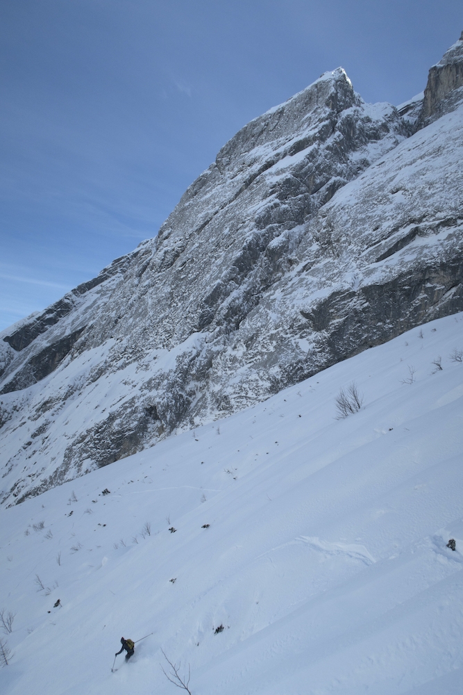 Ski mountaineering Marmarole, Antelao, Sorapiss, Dolomites