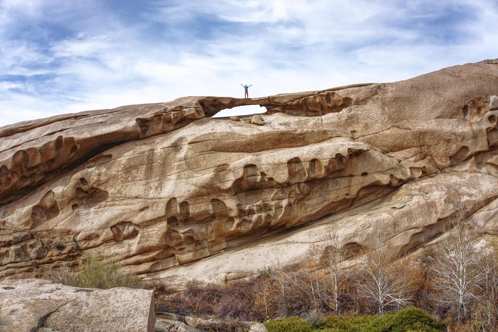 Rock climbing Bekatau - Ata, Kazakhstan,   Kirill Belotserkovskiy