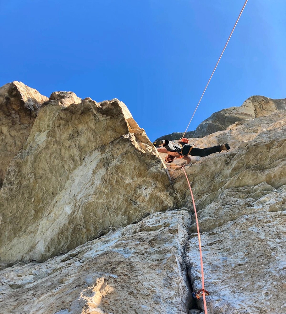 Arrampicata Urlkopf, Austria, Alexander Huber, Guido Unterwurzacher