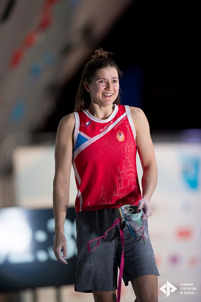 Viktoriia Meshkova, European Climbing Championships Moscow 2020