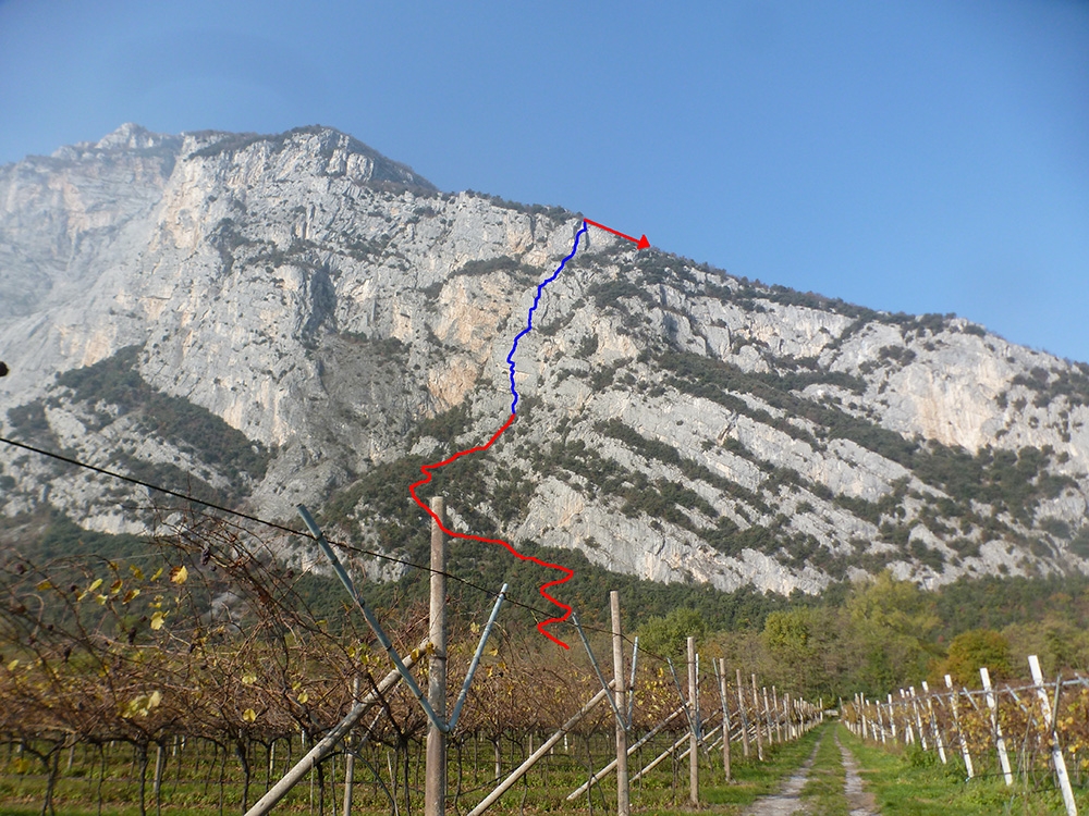 Valle del Sarca, arrampicata, Monte Casale, Il filo di Arianna, Simone Banal, Fabrizio Dellai, Alessandro Beber
