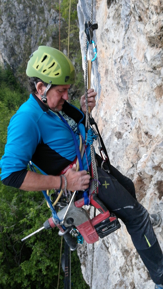 Falesia di Lodrino - Francesco Cancarini, Val Trompia