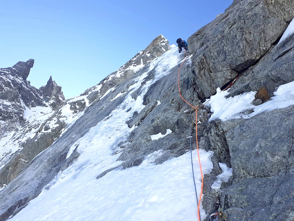 Brêche Picco Gugliermina, Monte Bianco, Enrico Bonino, Nicolas Meli 