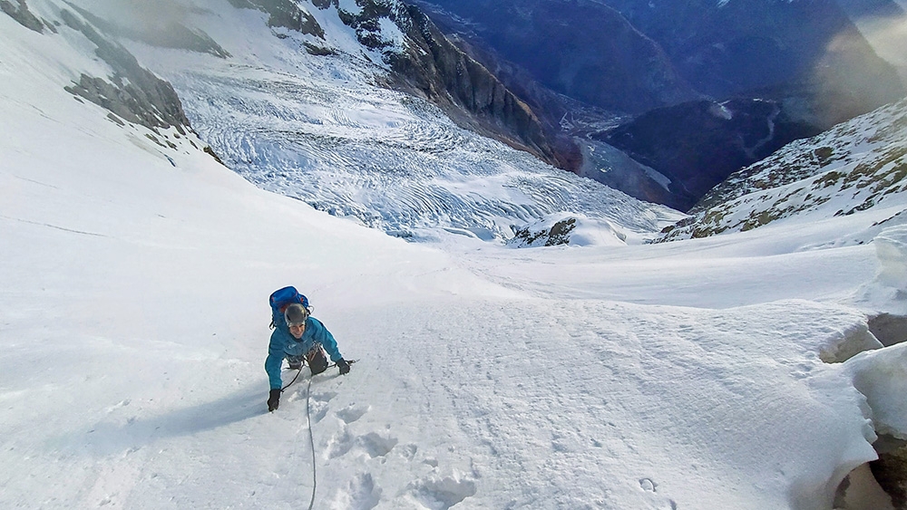 Brêche Picco Gugliermina, Mont Blanc, Enrico Bonino, Nicolas Meli 