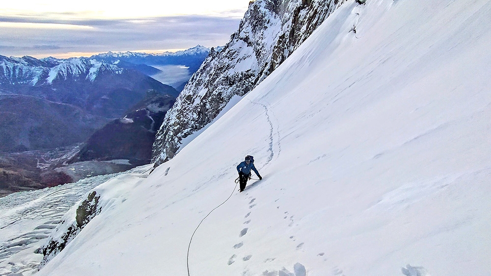 Brêche Picco Gugliermina, Monte Bianco, Enrico Bonino, Nicolas Meli 