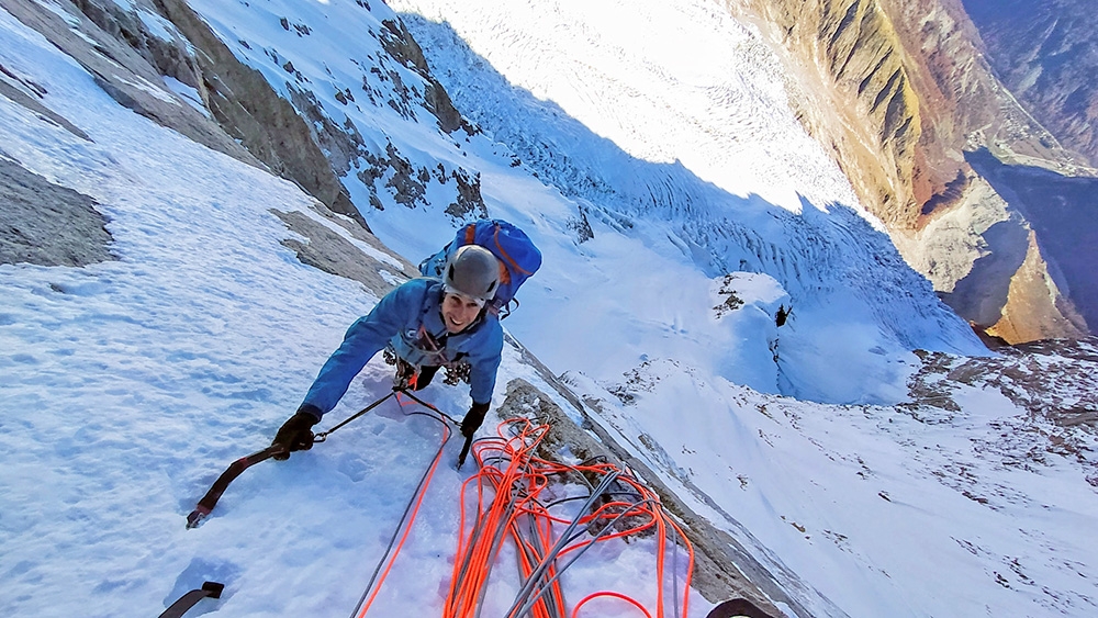 Brêche Picco Gugliermina, Mont Blanc, Enrico Bonino, Nicolas Meli 