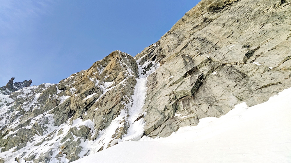 Brêche Picco Gugliermina, Mont Blanc, Enrico Bonino, Nicolas Meli 