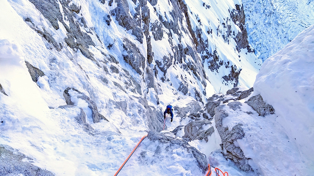 Brêche Picco Gugliermina, Monte Bianco, Enrico Bonino, Nicolas Meli 