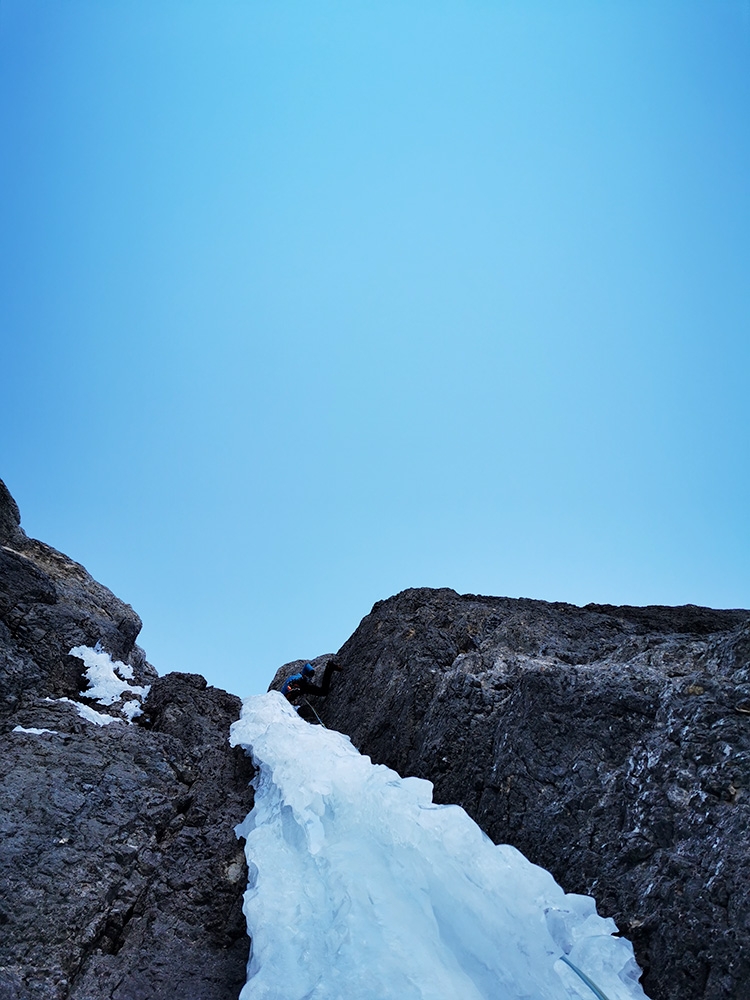 Sass dle Diesc, Fanes, Dolomites, Manuel Baumgartner, Simon Kehrer