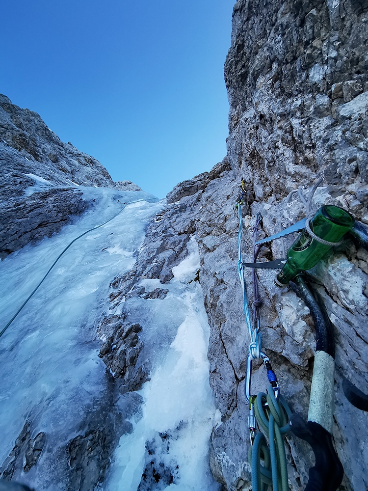 Sass dle Diesc, Sasso delle Dieci, Fanes, Dolomiti, Manuel Baumgartner, Simon Kehrer