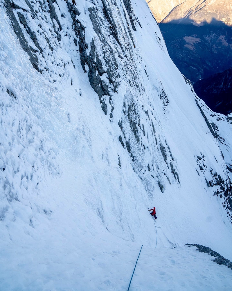 Pizzo Badile, Amore Supercombo, Marcel Schenk, David Hefti