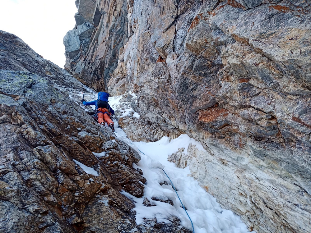 Valle dell’Orco, Gran Couloir della Levannetta, Levannetta, Valle Orco, Giancarlo Maritano, Umberto Bado