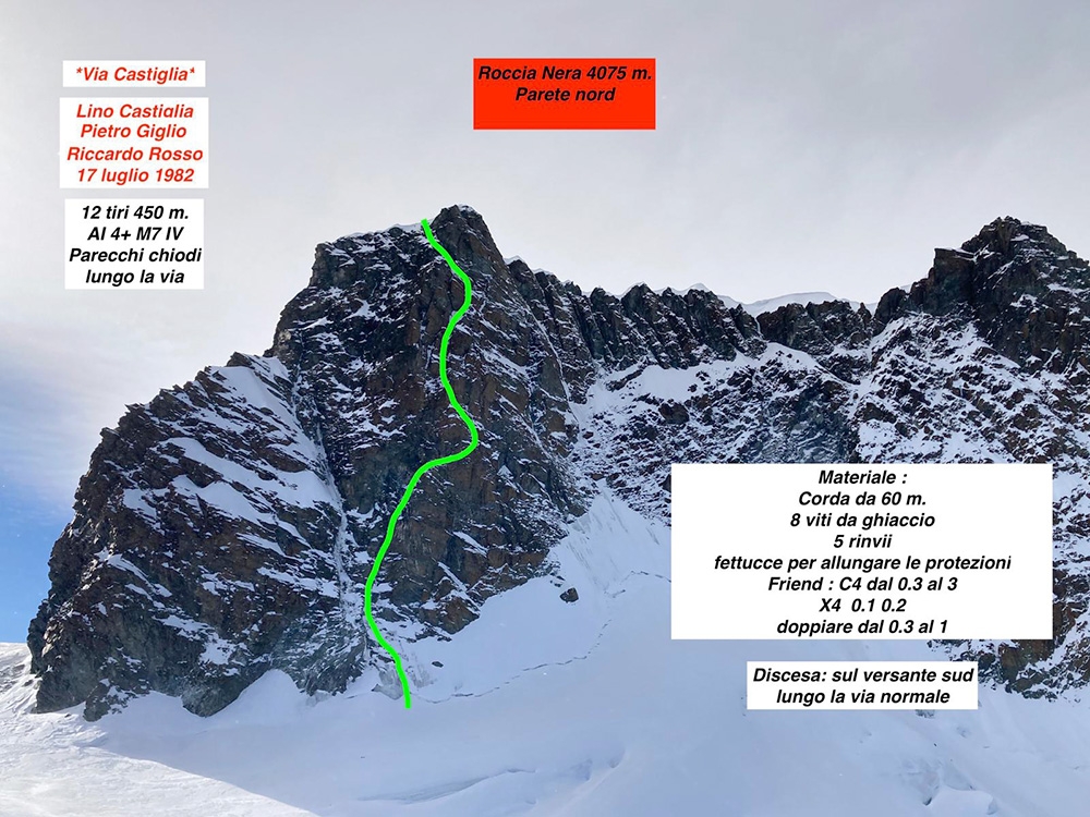 Roccia Nera, Monte Rosa, François Cazzanelli, Francesco Ratti, Jerome Perruquet