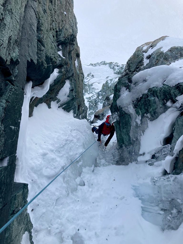 Roccia Nera, Monte Rosa, François Cazzanelli, Francesco Ratti, Jerome Perruquet