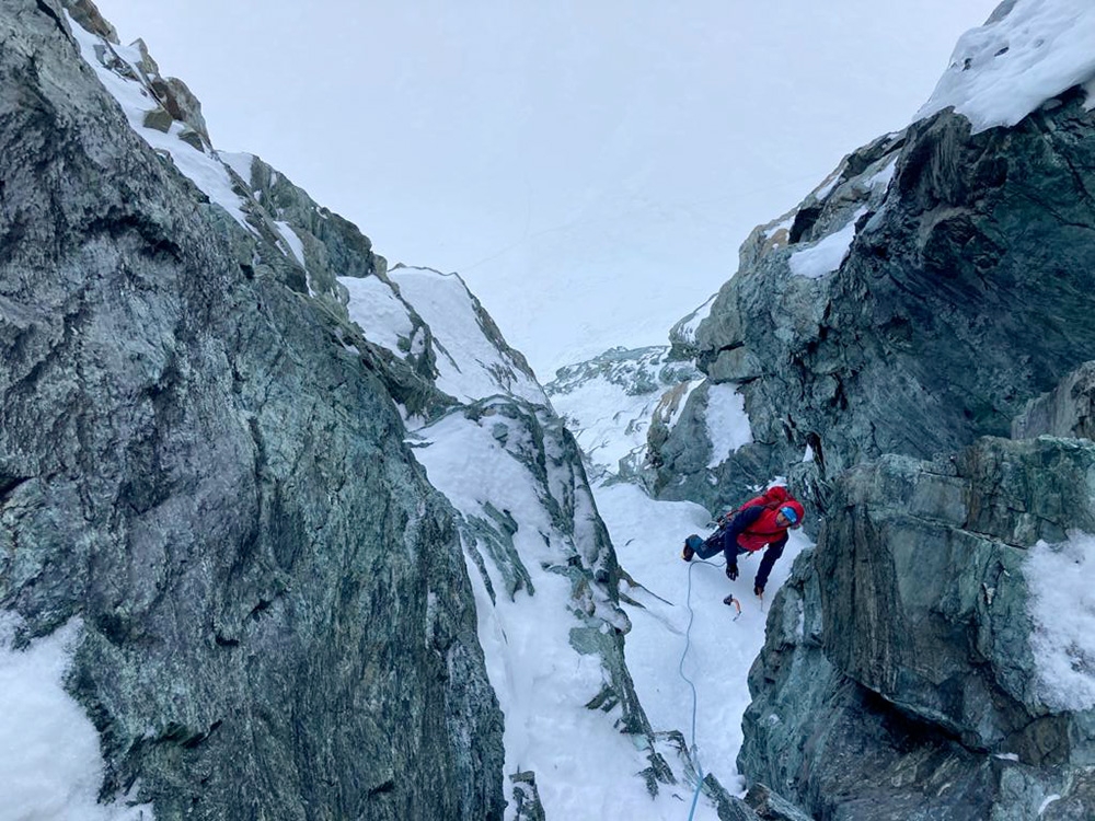 Roccia Nera, Monte Rosa, François Cazzanelli, Francesco Ratti, Jerome Perruquet