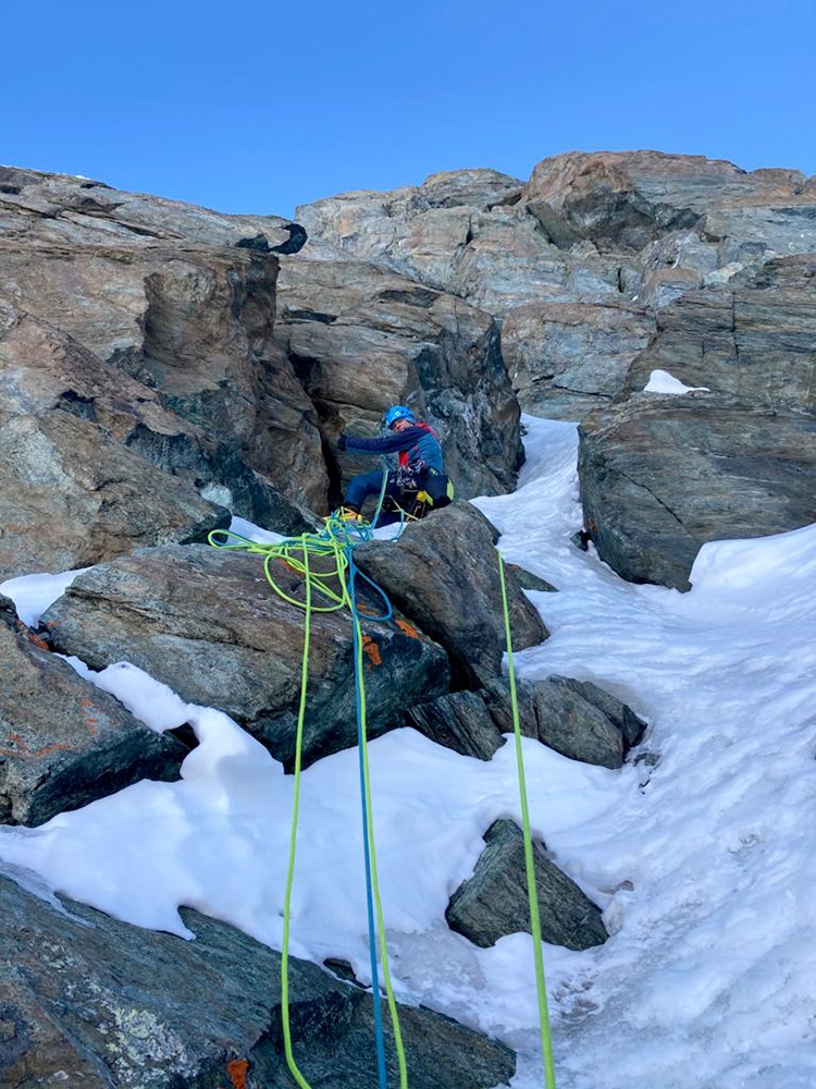 Roccia Nera, Monte Rosa, François Cazzanelli, Francesco Ratti, Jerome Perruquet